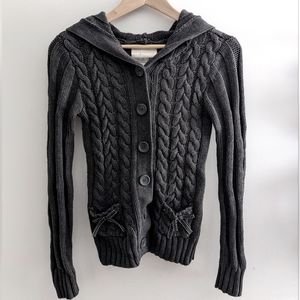 SOLD Aeropostale sweater cardigan with hood